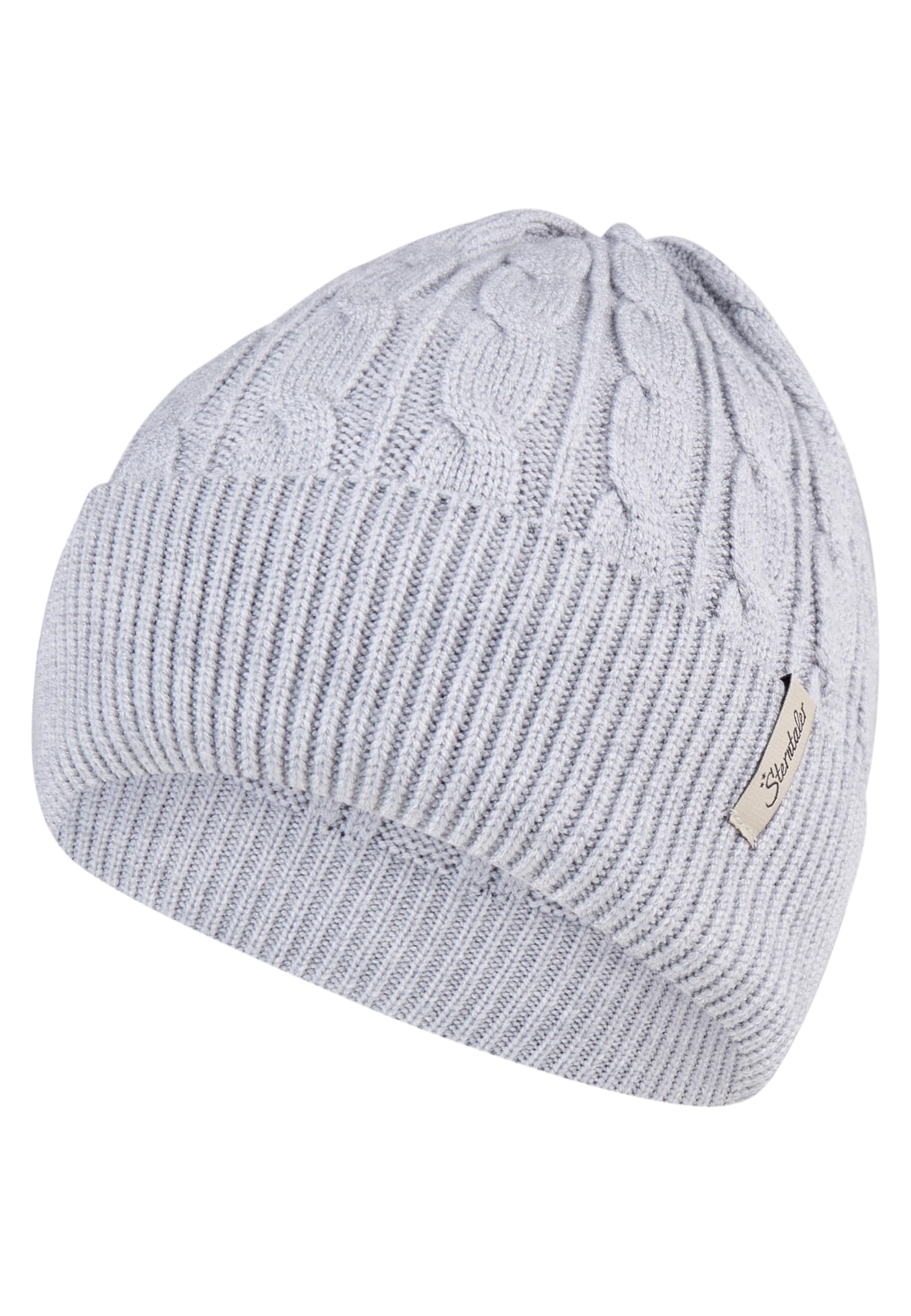 STERNTALER Mütze in Grau: Vorderseite