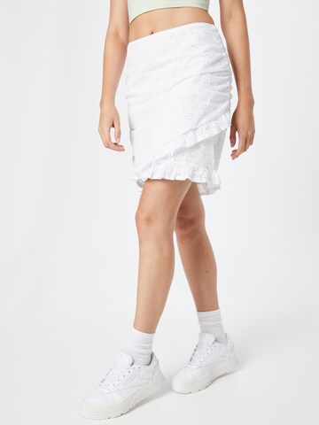 NA-KD Skirt 'Nina Houston' in White: front