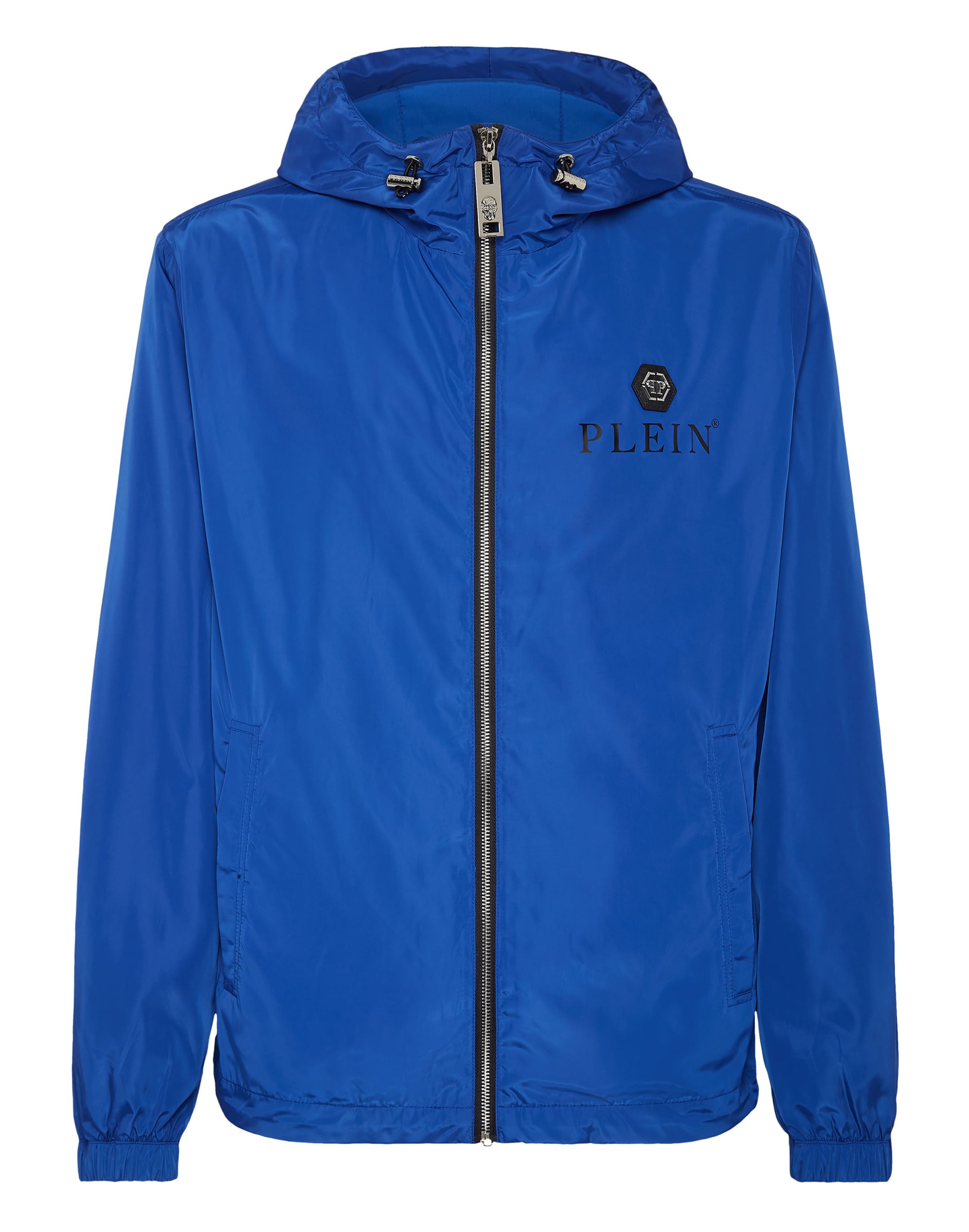 Giacca di mezza stagione ' Hexagon ' di Philipp Plein in blu: frontale