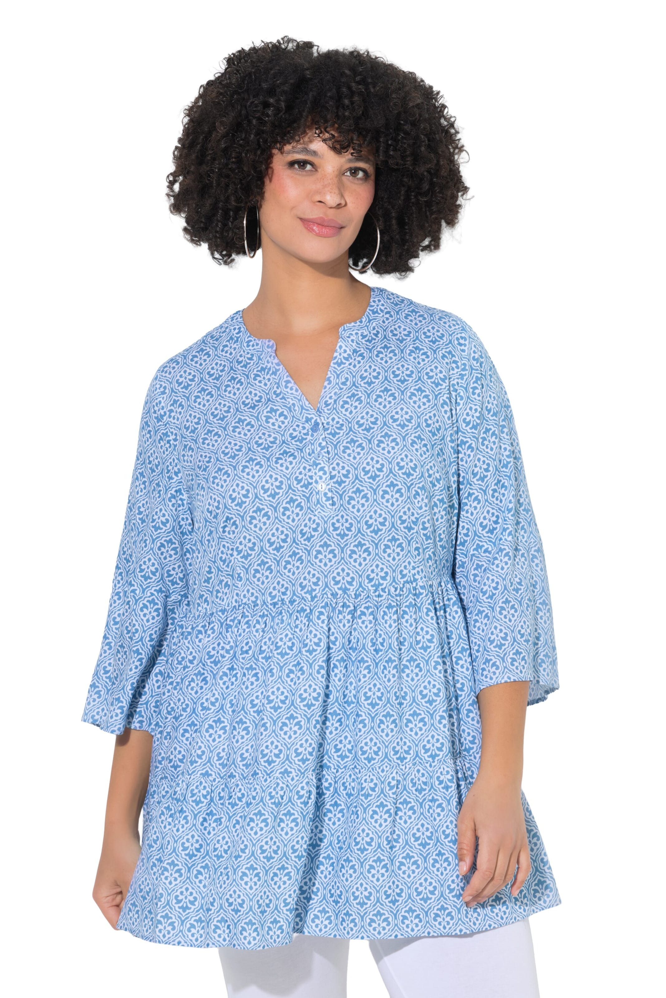 Angel of Style Tuniek in Blauw: voorkant