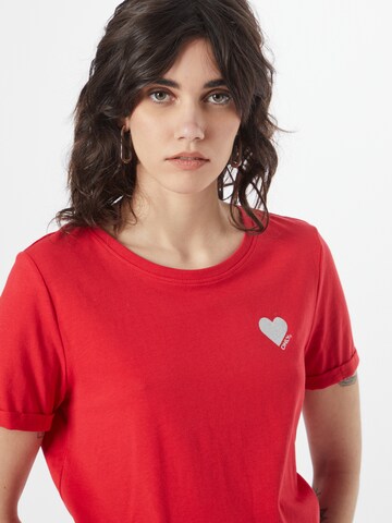 T-shirt 'KITA' ONLY en rouge