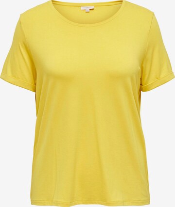ONLY Carmakoma Shirt in Yellow: front