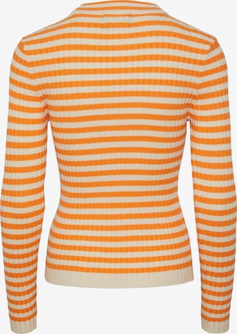 PIECES Sweater 'Crista' in Orange