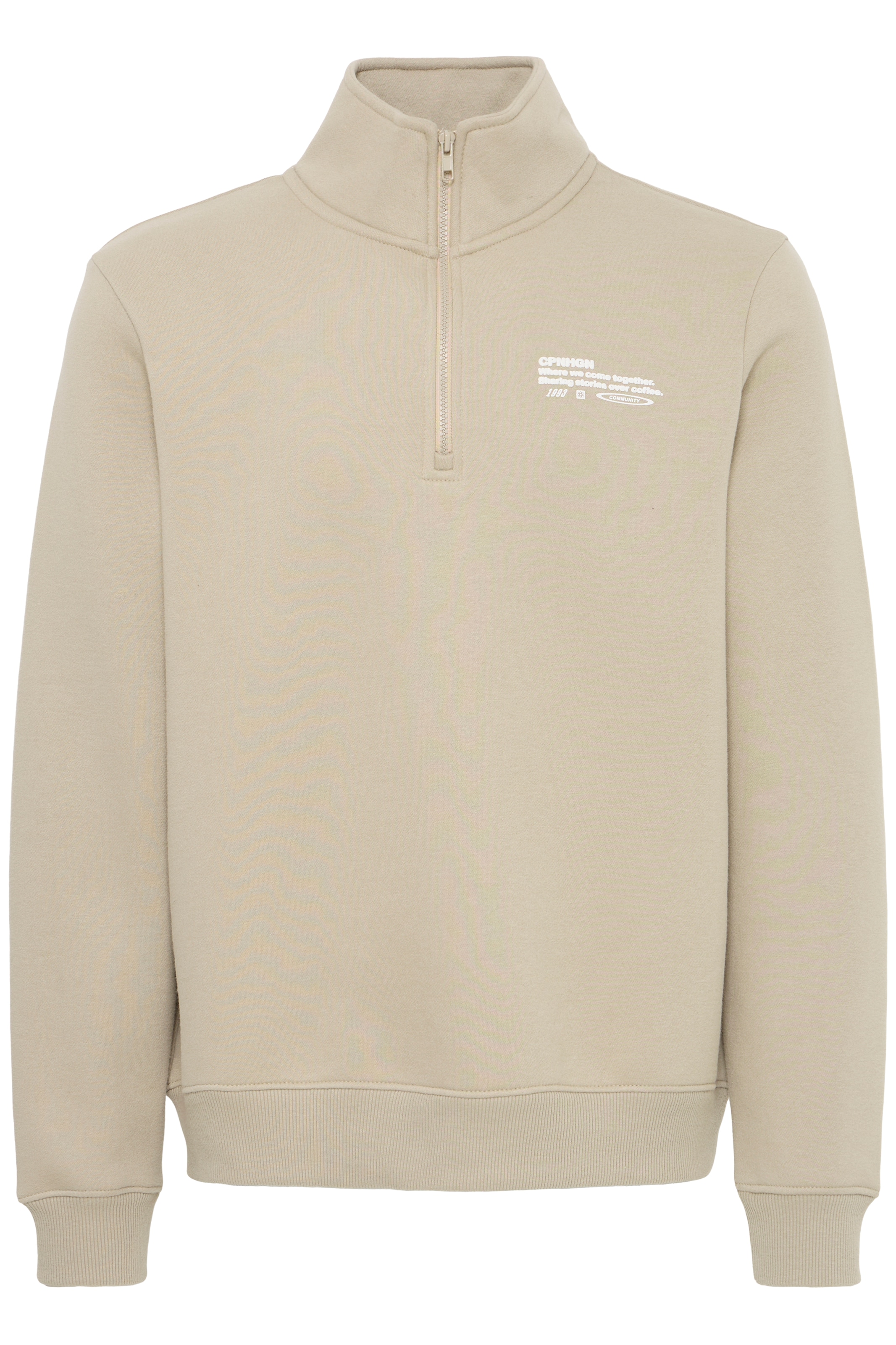 BLEND Sweatshirt 'BHKENJI' in Beige: Vorderseite