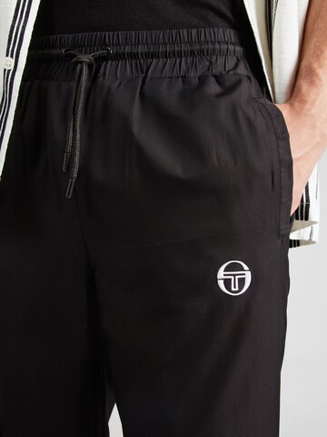 Sergio Tacchini Tapered Hose in Schwarz
