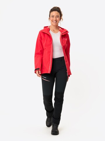 VAUDE Outdoorjas ' W Elope J II ' in Rood