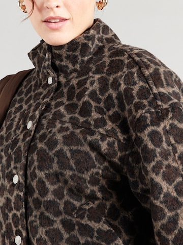 ONLY Carmakoma Between-Season Jacket in Brown