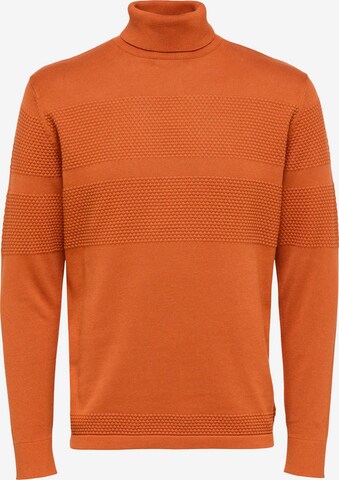 SELECTED HOMME Pullover 'Maine' i orange: forside