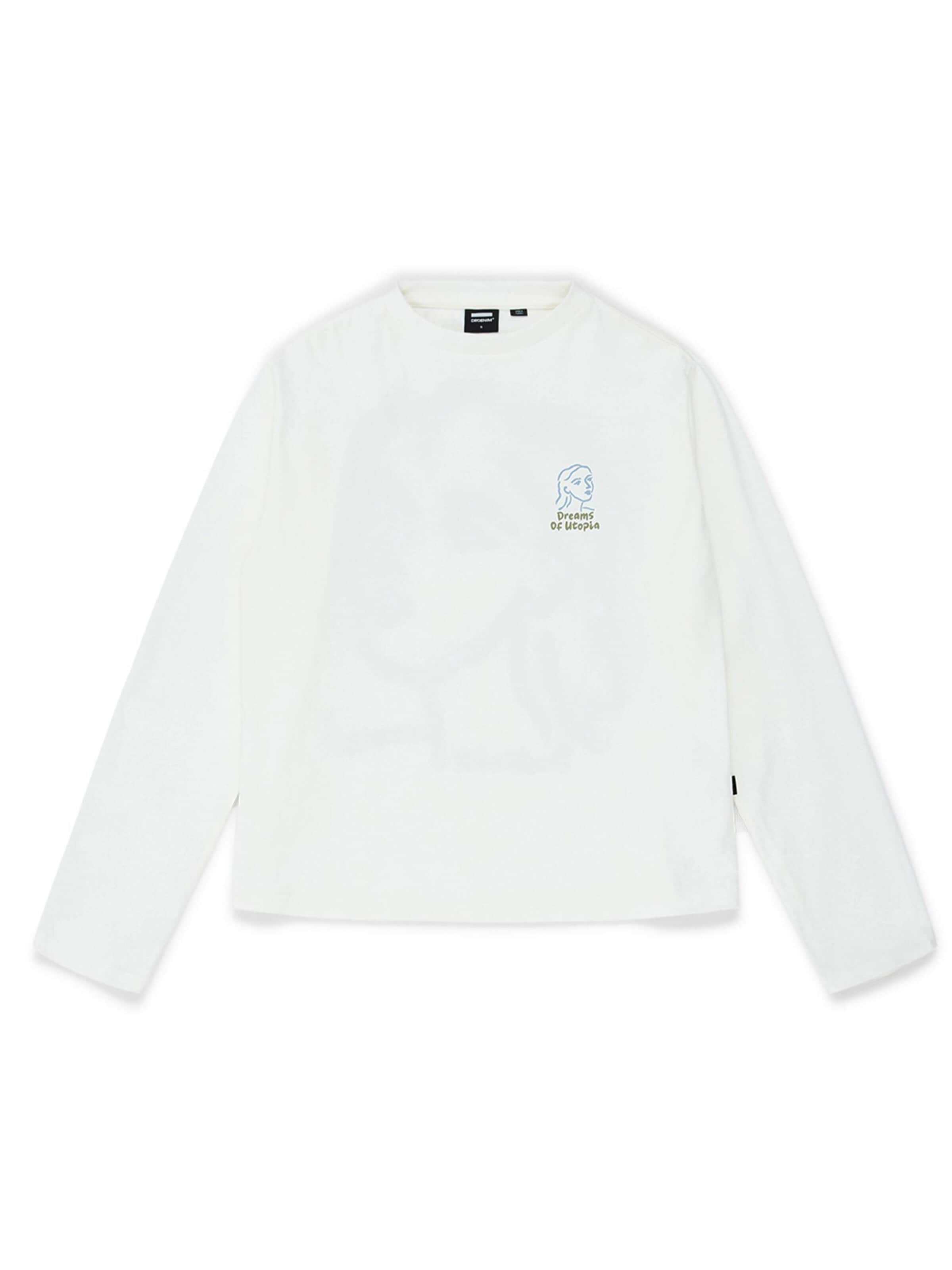 Dr. Denim Shirt 'Kath Longsleeve Top'‌‌‌‌ in Weiß: Vorderseite