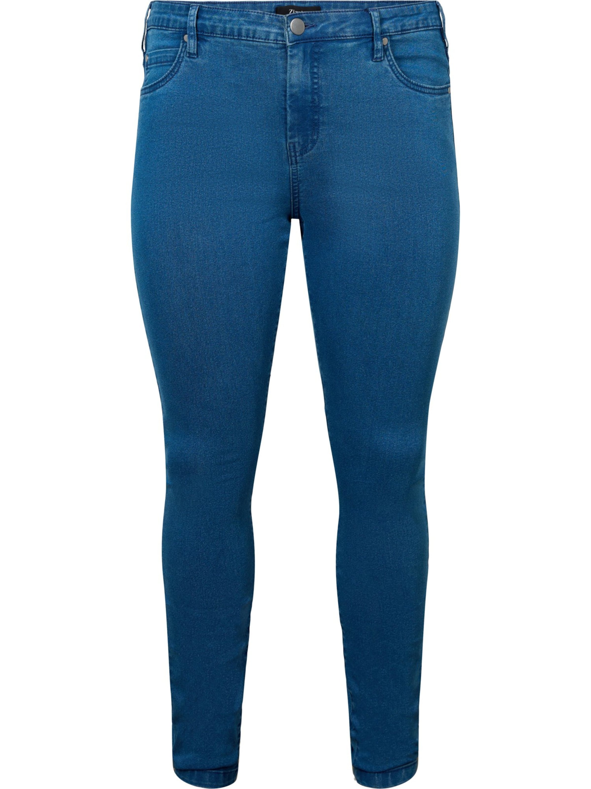 Zizzi Дънки 'AMY' в синьо: отпред