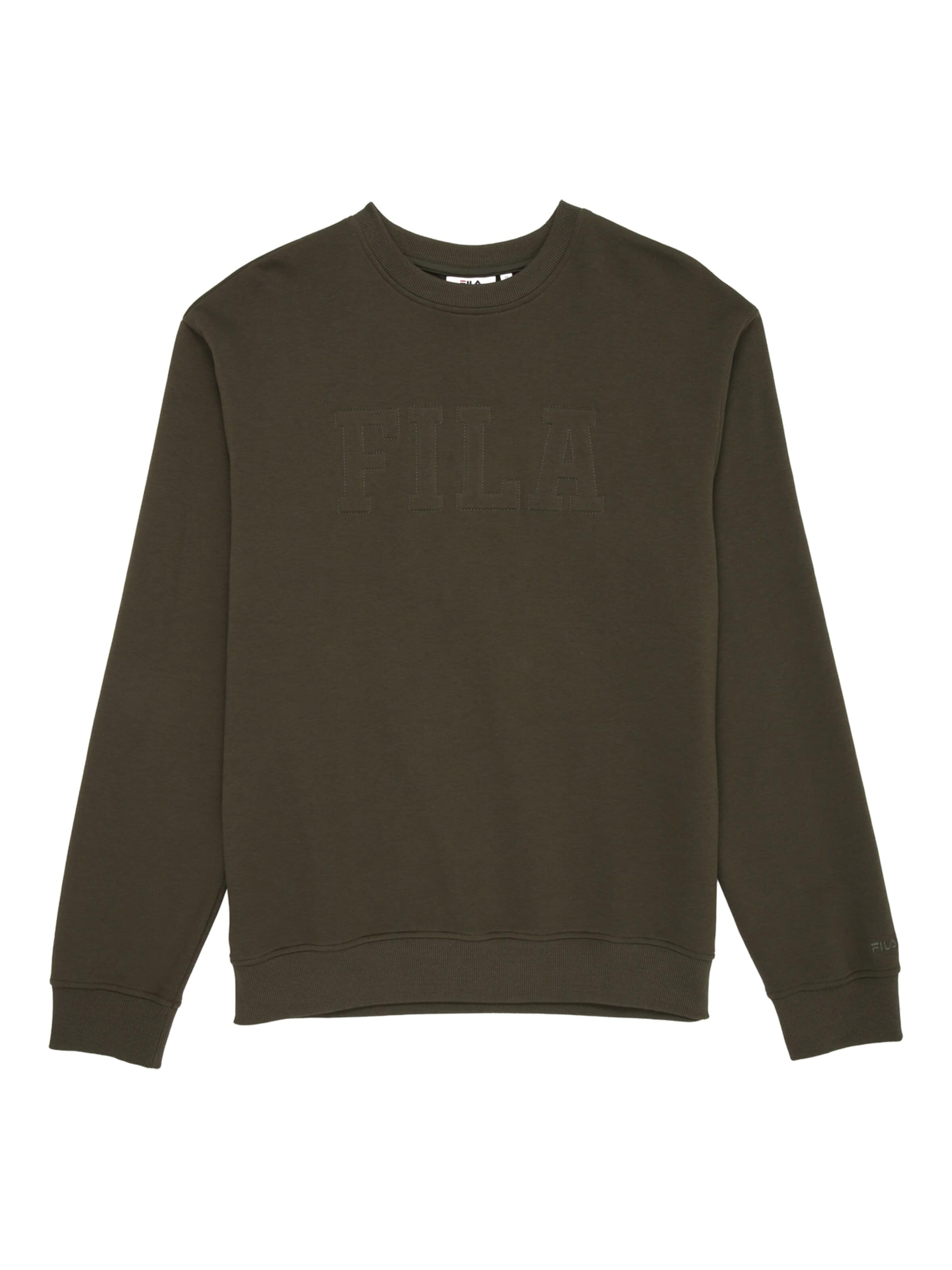 FILA Sweatshirt 'COREDO relaxed varsity brushed sweatshirt' in Groen