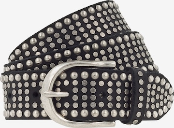 Ceinture 'Riva' b.belt Handmade in Germany en noir : devant