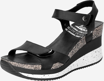 PANAMA JACK Strap Sandals 'Nica' in Black: front