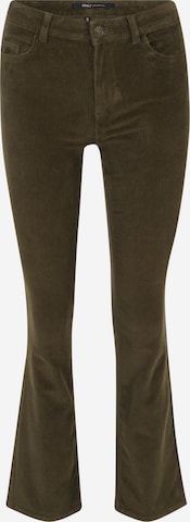 Only Petite Boot cut Pants in Green: front