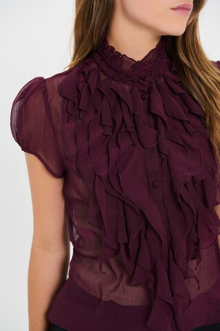 SAINT TROPEZ Shirt 'SZLilja' in Rood