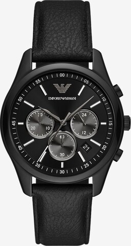 Emporio Armani Analog Watch in Black: front
