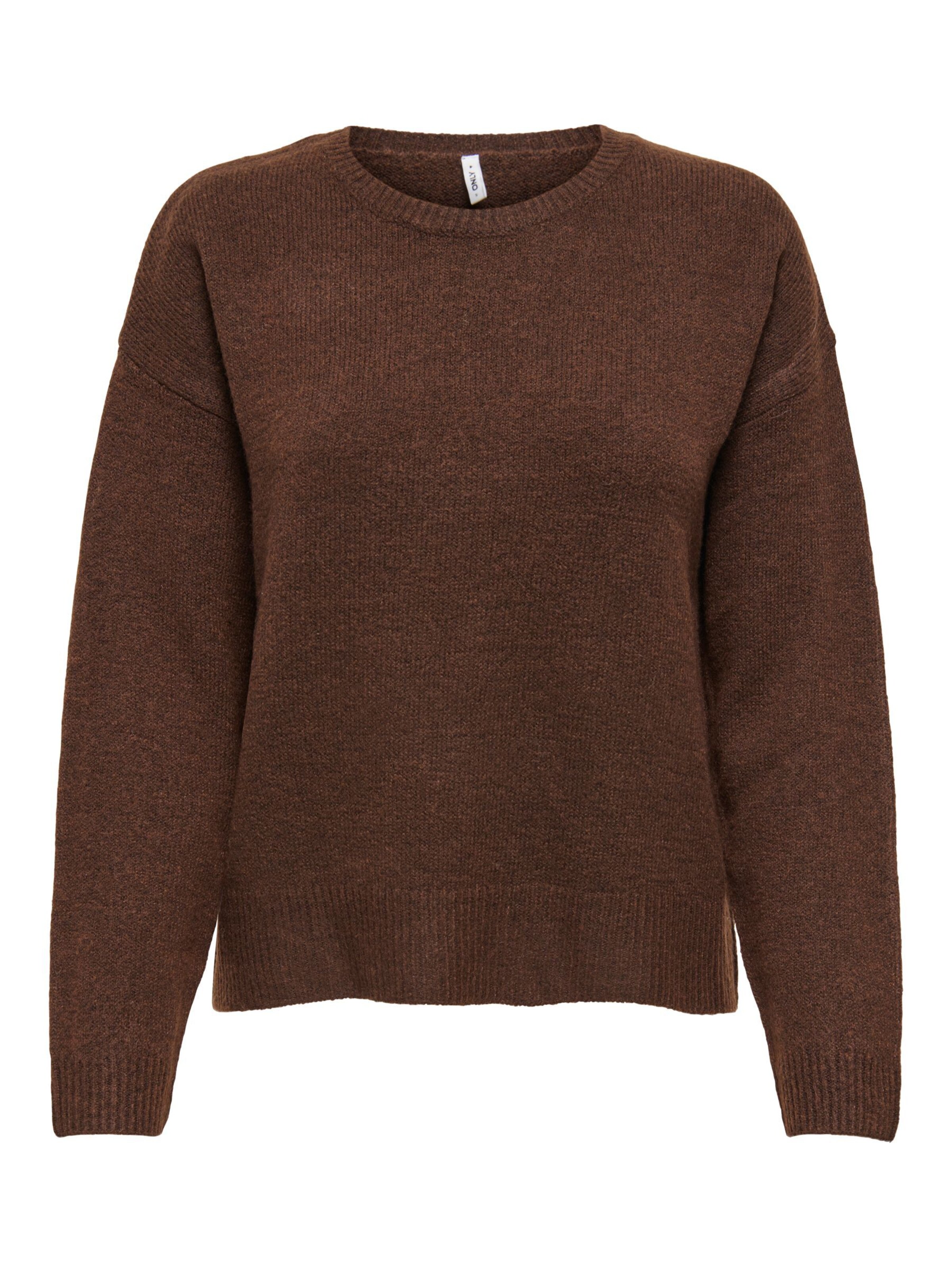 Pull-over 'ONLOLIVIA' ONLY en marron : devant