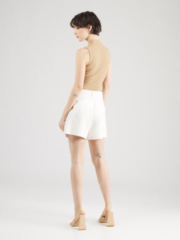 Abercrombie & Fitch - regular Pantalón plisado 'CLASSIC' en blanco