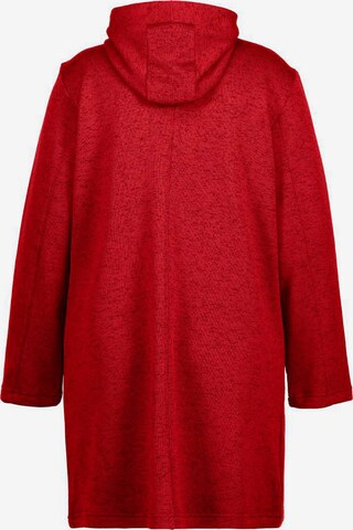 Ulla Popken Sweatjacke in Rot