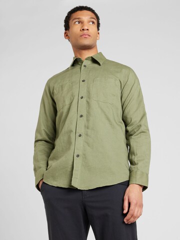 ESPRIT Regular fit Button Up Shirt in Green: front