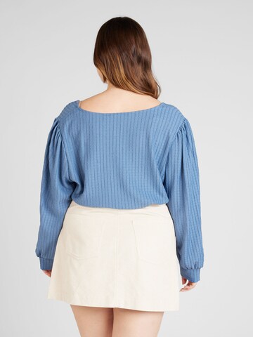 Vero Moda Curve Blouse 'Belita' in Blauw