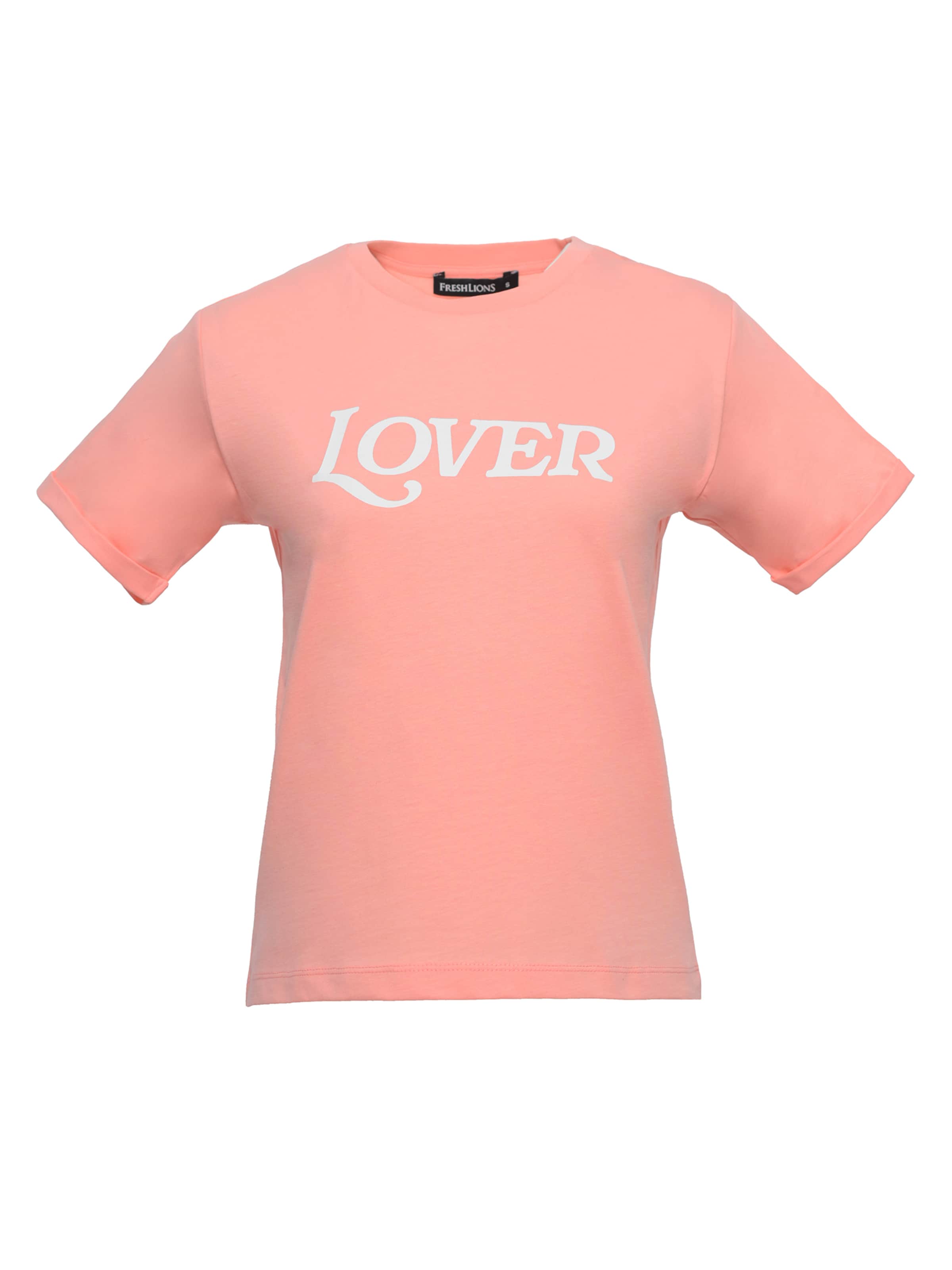 FRESHLIONS T-Shirt 'Lover' in Pink: Vorderseite