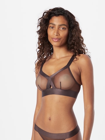 DKNY Intimates T-shirt Bra in Brown: front