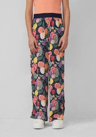 s.Oliver Wide leg Broek in Blauw: voorkant