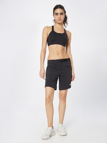 ADIDAS TERREX Tapered Workout Pants 'Utilitas Zip-Off' in Black