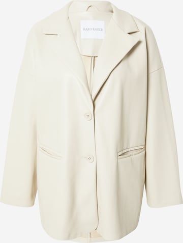 Blazer Karo Kauer en beige : devant