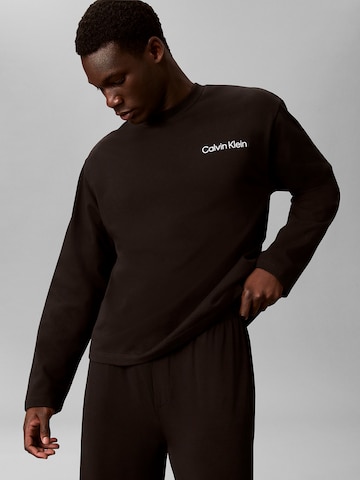 Pyjama long 'Cotton Classics' Calvin Klein en noir