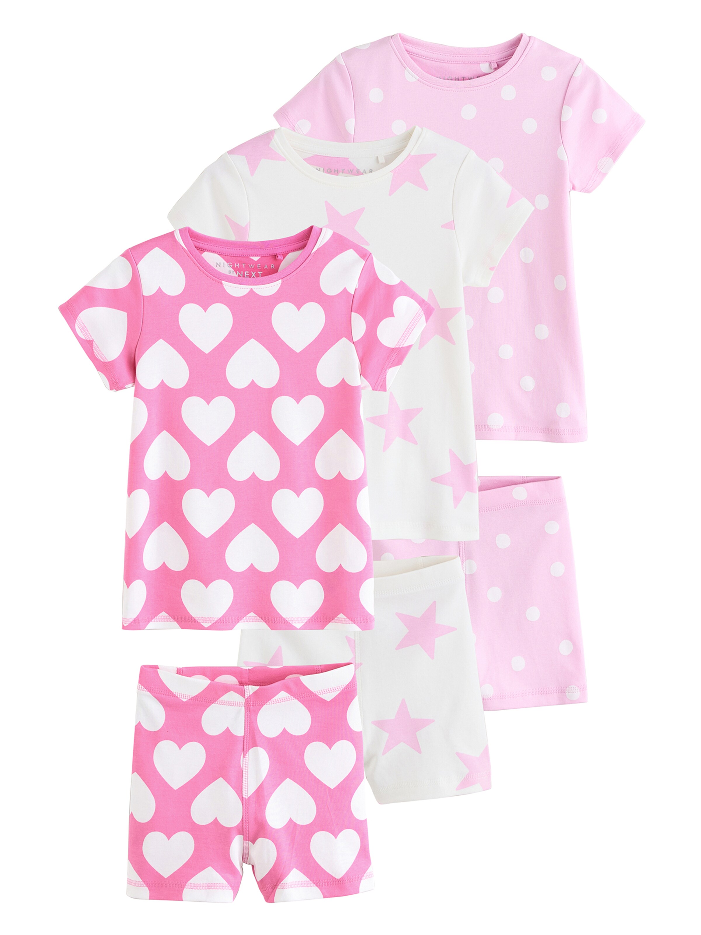 Next Πιτζάμα σε ροζ: μπροστά