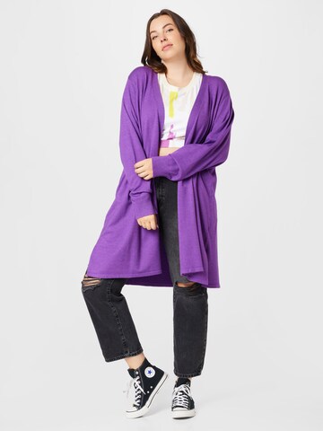 Zizzi Cardigan 'AELLA' i lilla: forside