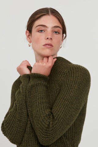 ICHI Sweter 'ODANSA' w kolorze zielony