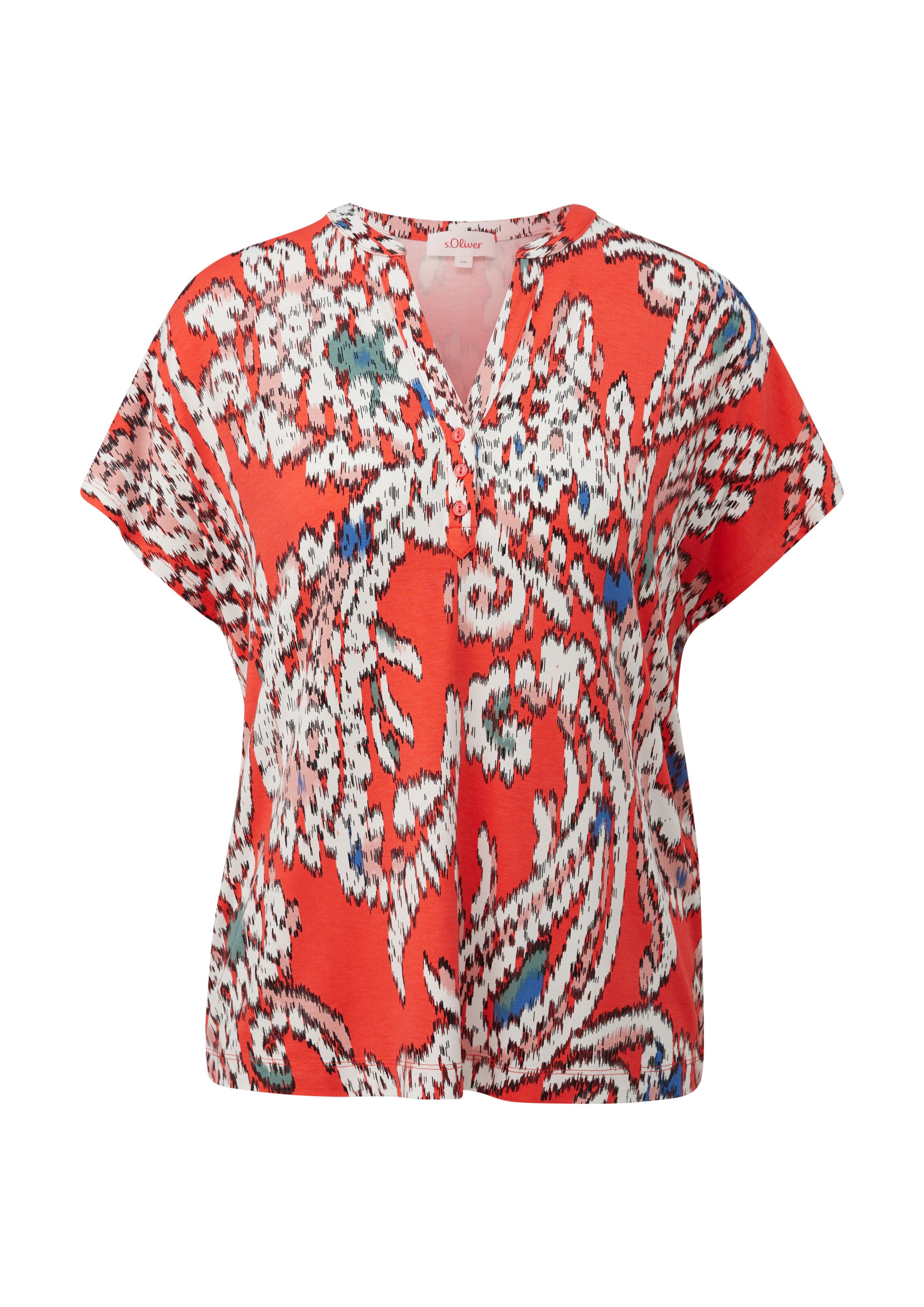 s.Oliver Blouse in Orange: front