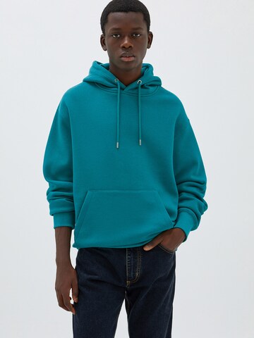 Pull&BearSweater majica - zelena boja: prednji dio