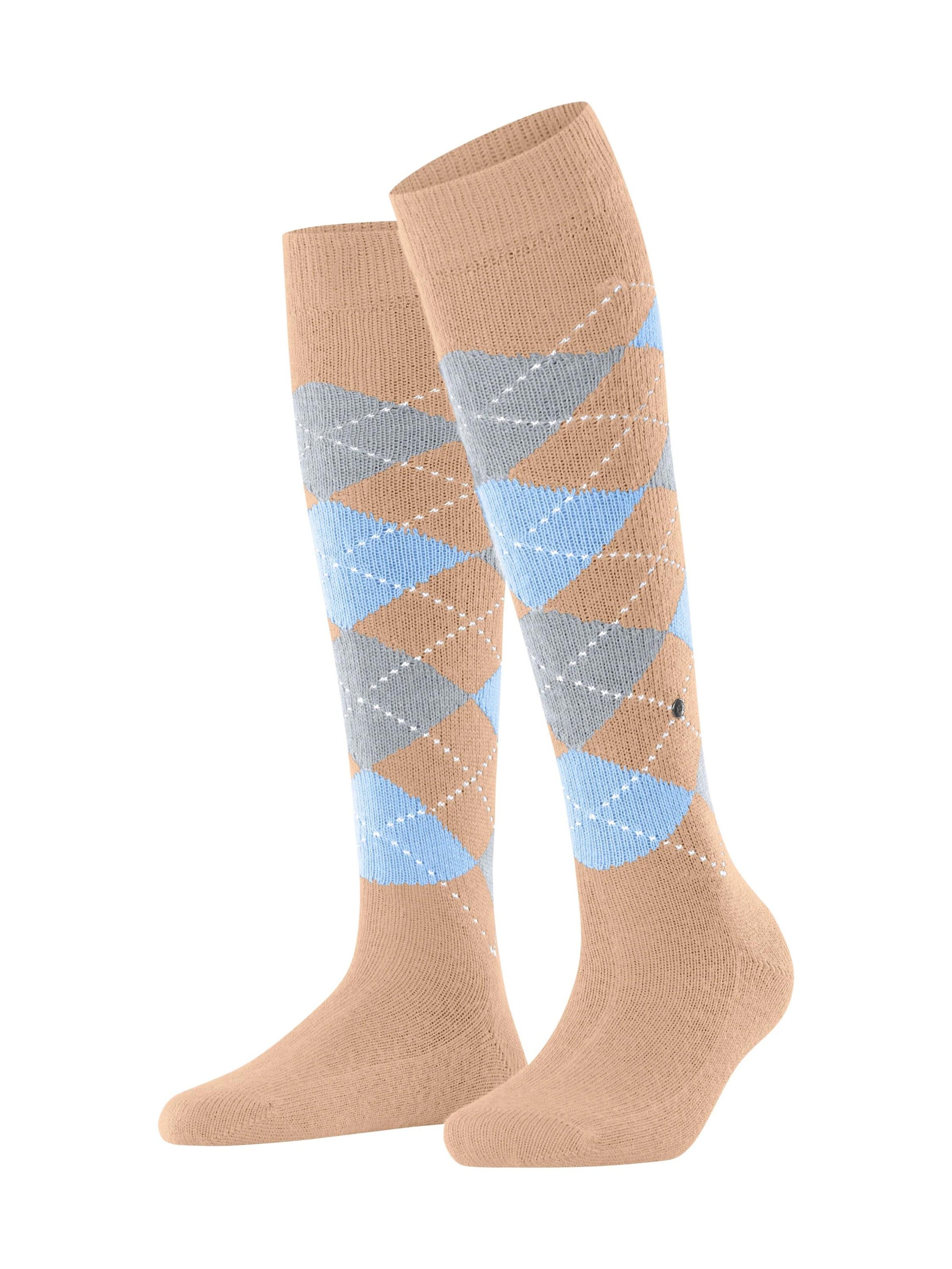 BURLINGTON Overknee Strümpfe 'Whitby'‌‌‌‌‌ in Beige: Vorderseite