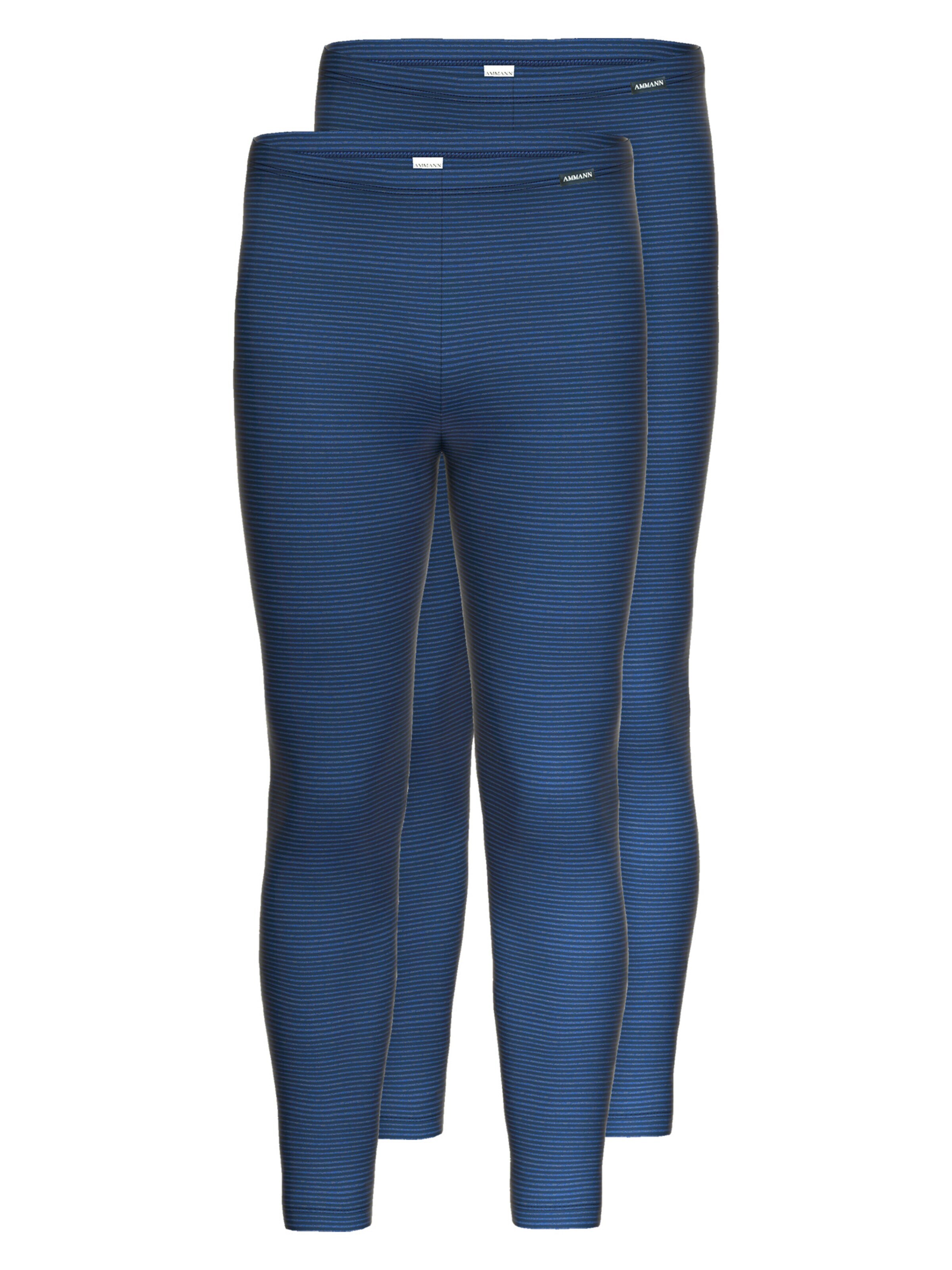 Ammann Long Johns 'Day Classic' in Blue: front