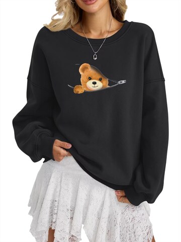 GORHEY Sweatshirt in Black: front