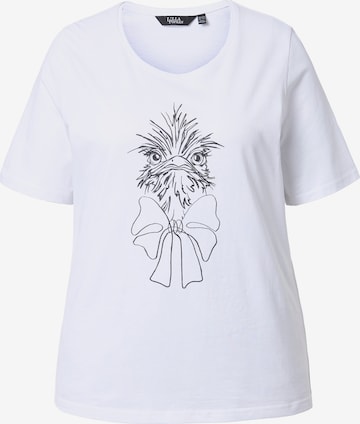 Tricou de la Ulla Popken pe alb: față