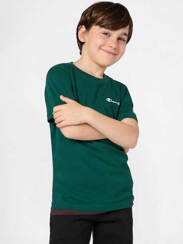 Champion Authentic Athletic Apparel Shirt in Groen: voorkant