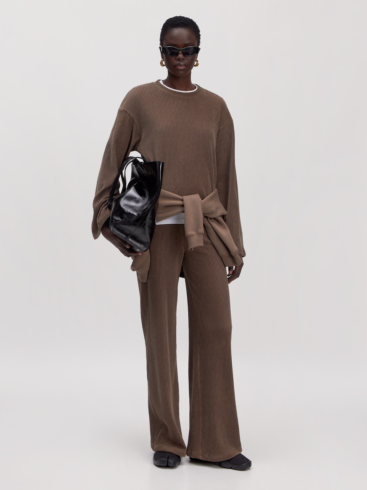 EDITED Produkte Longsleeve 'Kassandra' braun