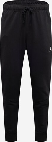 Tapered Pantaloni de la Jordan pe negru: față