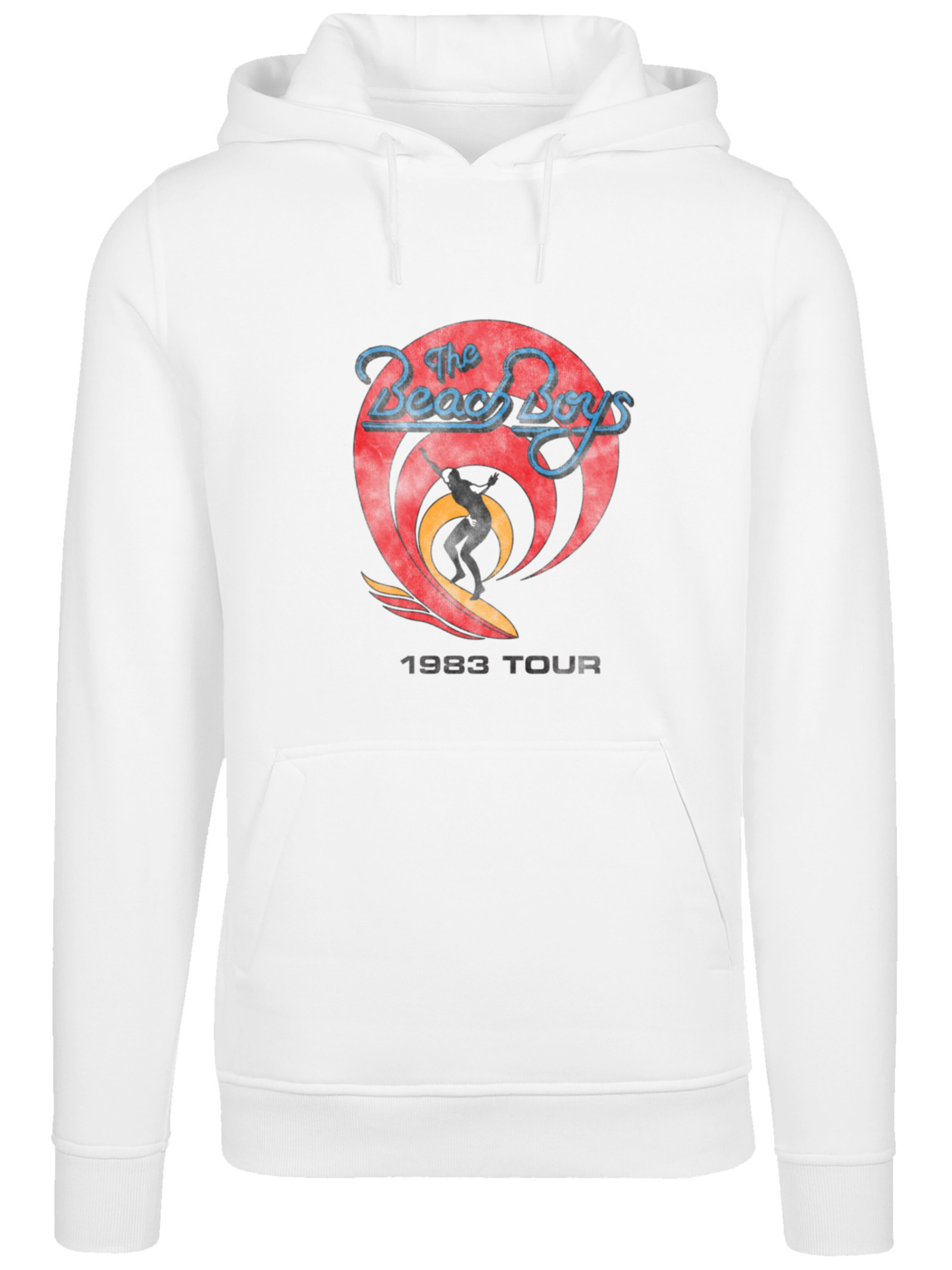 Sweat-shirt F4NT4STIC en blanc : devant