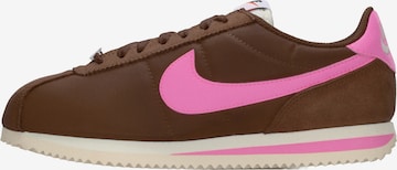 Baskets basses 'CORTEZ' Nike Sportswear en marron : devant