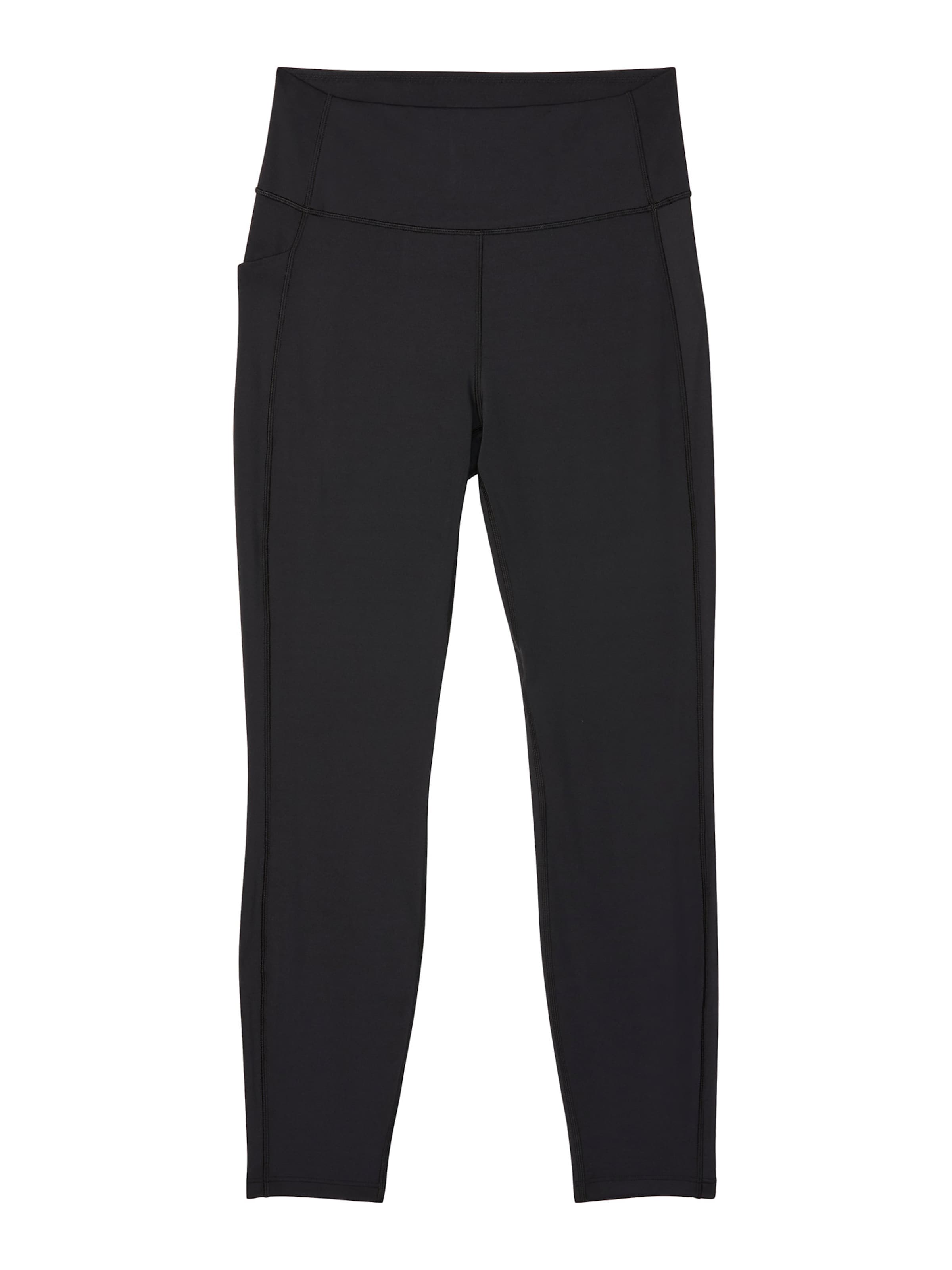 Skinny Pantalon fonctionnel Calvin Klein Sport en noir : devant