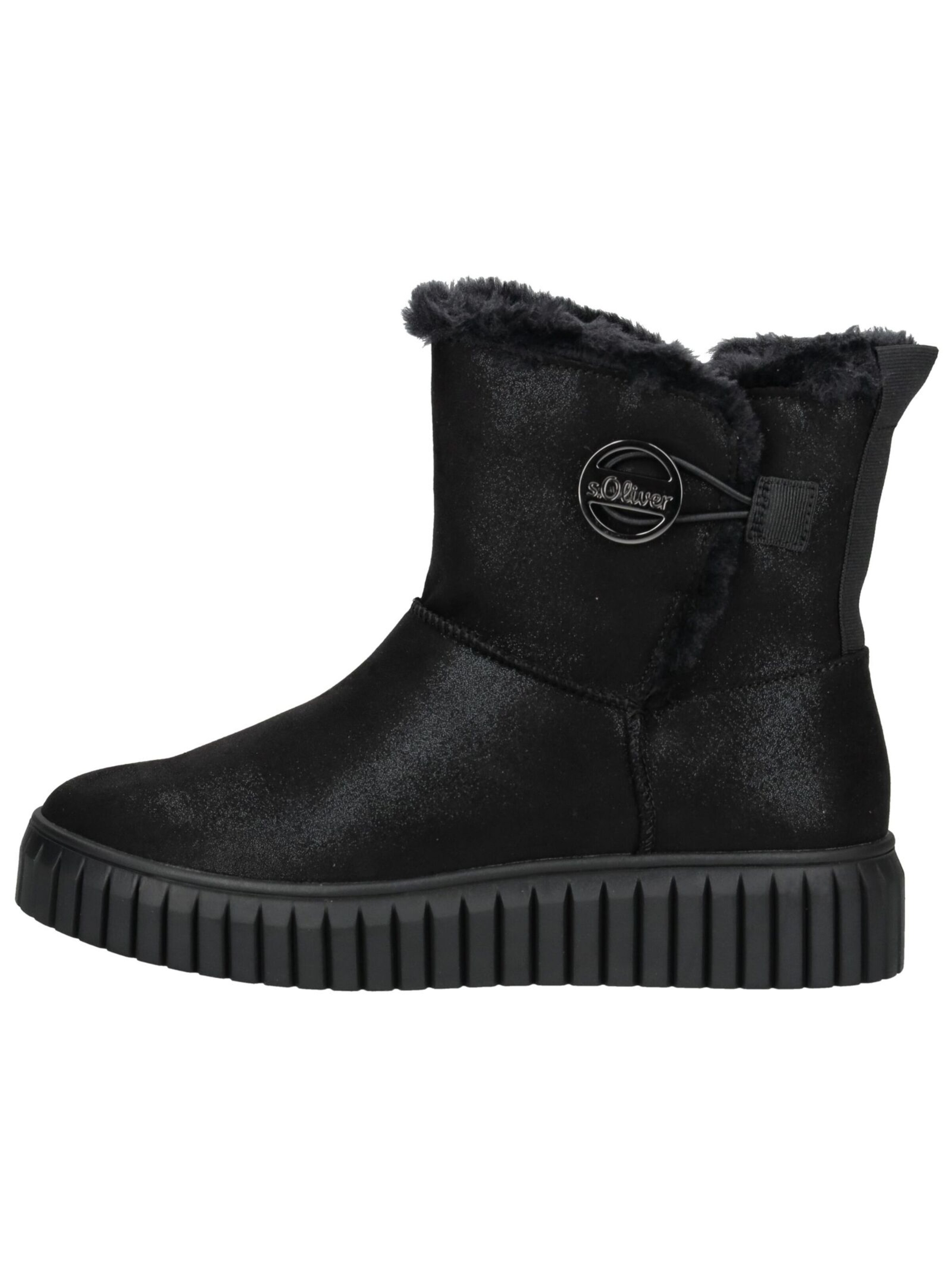 s.Oliver Stiefelette in Schwarz
