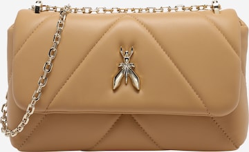 Sac à bandoulière PATRIZIA PEPE en beige : devant