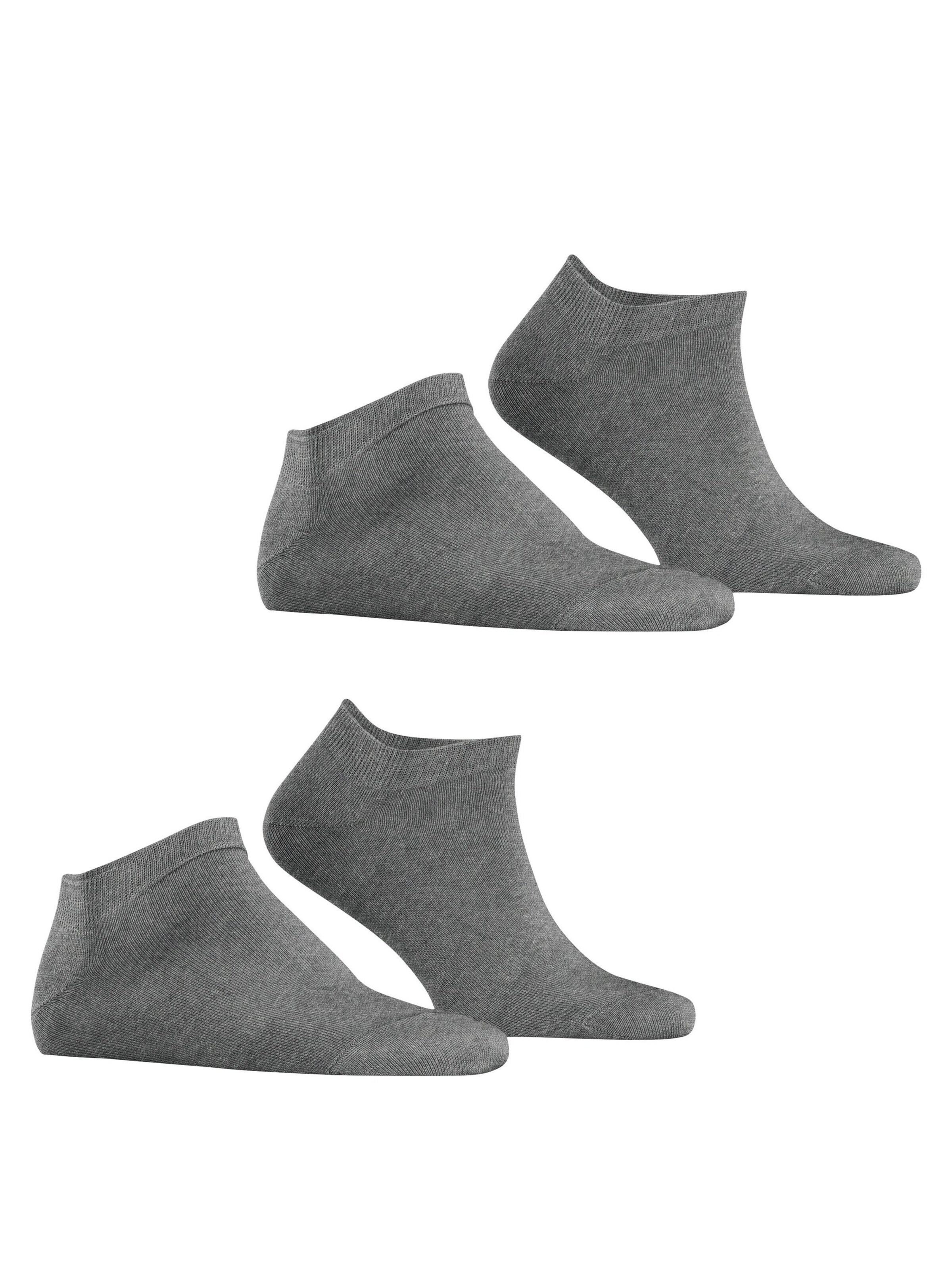 ESPRIT Ankle Socks 'Basic Uni 2-Pack' in Grey