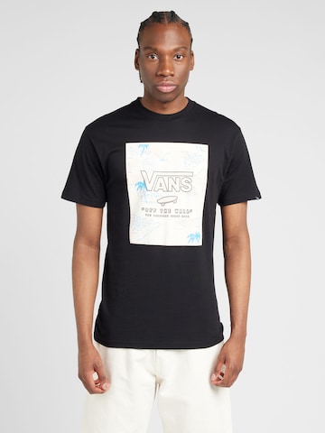 T-Shirt 'CLASSIC' VANS en noir : devant